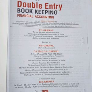 Double Entry Book Keeping Financial Accounting