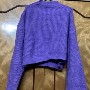 Crop Sweater Jacket