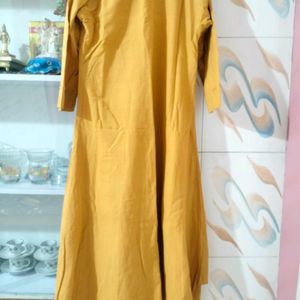 Mustard Yellow Ethnic Kurta