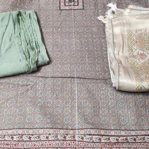 Muslin Top Bottom With Banarsi Dupptta Suit