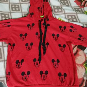 New Year Offer.. Mickey Hoodie For Girls