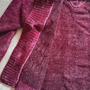 Maroon Sweater For Women