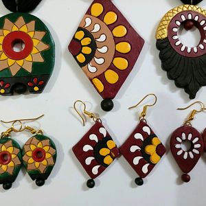 Terracotta Jewellery Sets Combo