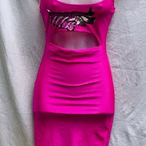 Hot Pink Bodycon Dress