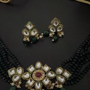 Green Jewellery Set