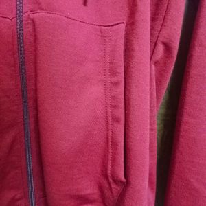 PRICE DROP!!! Maroon Unisex Fleece Jacket!