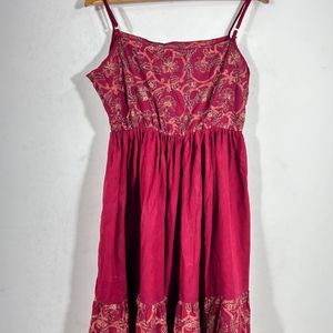 Maroon Flipkart's Dress (Women’s)
