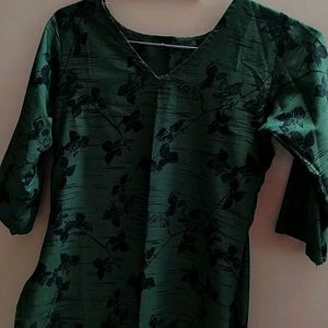 Dark Green Kurti