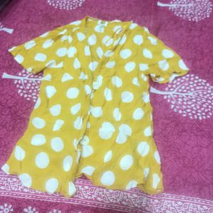 Women Polka Dotted Designer Top