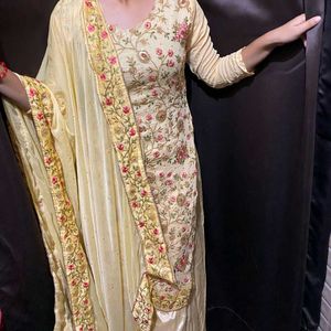 Yellow Embroidery Kurta Set