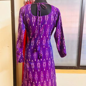 Ikat cotton kurta