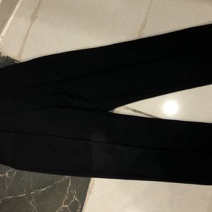 Black Unique Cut Out Blouse+formal Pant Co Ord