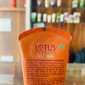 Lotus Herbals Daily Sunscreen🧴