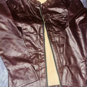 Leather Female Jacket