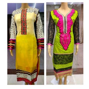 Women's Combo Long Kurti😍😍