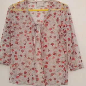 Floral Print Authentic Style Shrug