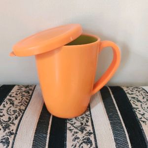 Orange Mug With Lid ☕️