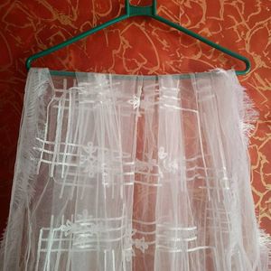 White Net Dupatta