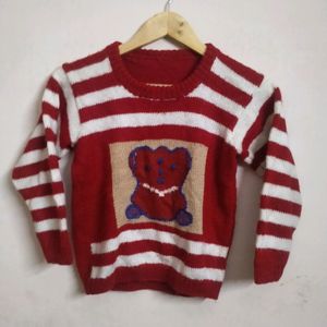 Hand Knitted Warm Sweater For Kids