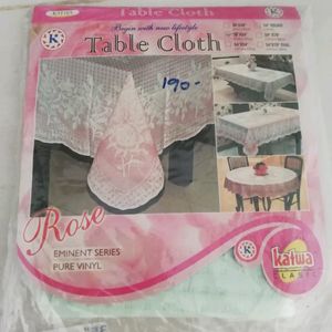 Katwa Classic Lace Vinyl Table Cloth