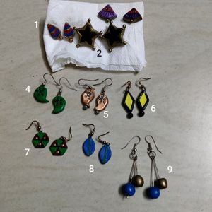 Terracotta Earrings - Any 3 Set (Your Choice)