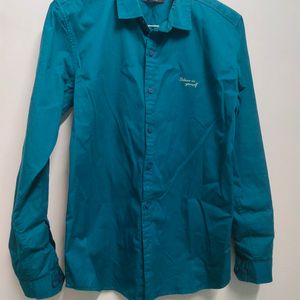 Formal Shirt In Teal Color