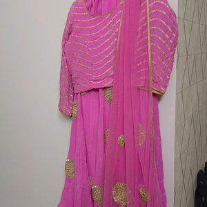 Lehenga Choli With Attached Dupatta