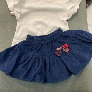 Baby Girl Skirt Set 6-9 Months