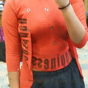 Beautiful Red Top For Girls