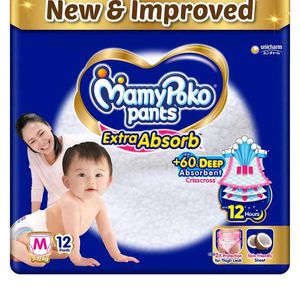 Mamy Poko Pants Diaper Size-L Total-12 Piece