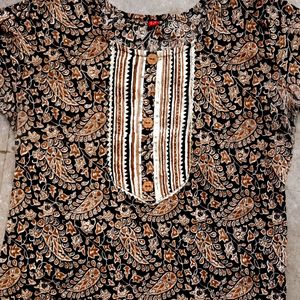 Women's Cotton Printed Kurti Good Condition