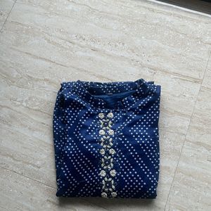 Beautiful Blue Kurta