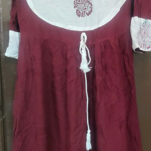 Red Color Kurti