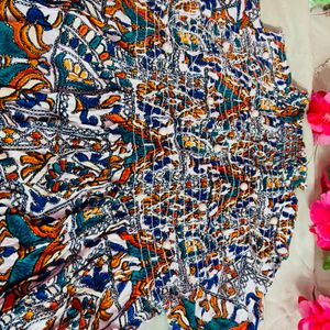 Printed Tunic Top