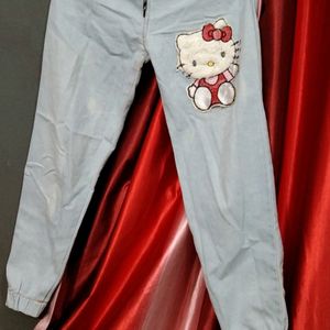 Cute Denim Jogger For Women