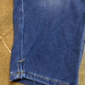 Unused Go Colours Womens Denim Knee Length Shorts