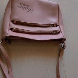 Peach Sling Bag In Good Condition