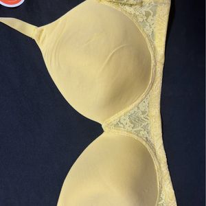 Zivame 32D Padded Bra Yellow