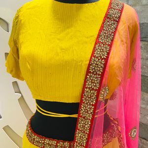 Lemon Yellow Lehenga