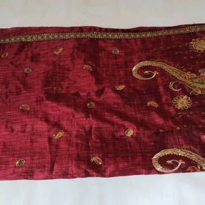 Maroon Fancy Saree