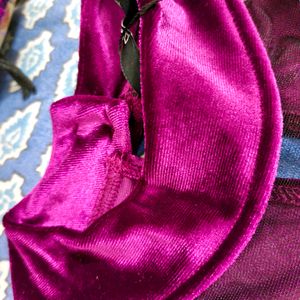 Globus Purple Velvet Party Dress