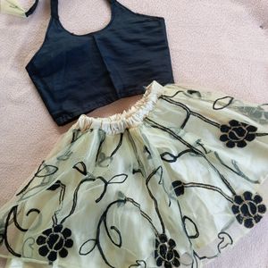 Baby Party Wear Skirt And Top