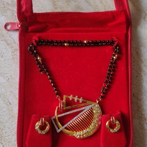 Mangalsutra With Earrings 😍