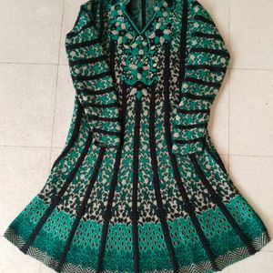 Beautiful Warm Dress Preety Embroidery