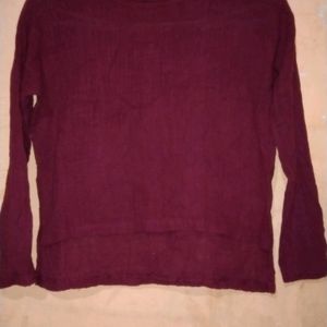 Maroon Top