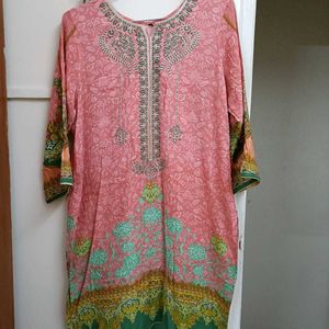 Pakistani Lawn Kurti And Dupatta