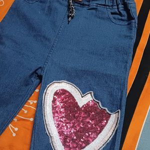 Cute Heart ❤️ Shape Jeans 👖