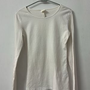 H&M white top