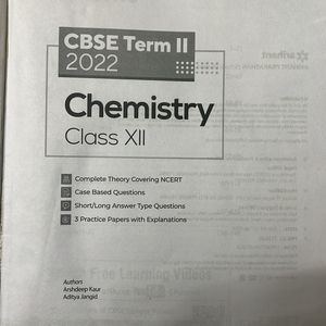 CBSE term two chemistry class 12