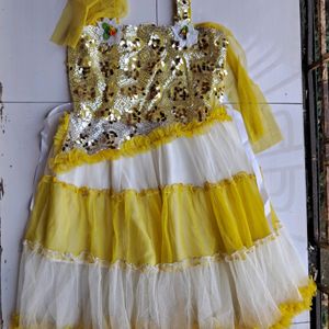 Sequin Work Dress (Girls) (6-7 Years)